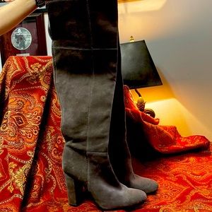 Gianni Bini suede thigh boots
